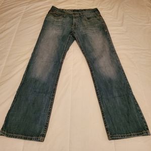 Mens 33x34 Ariat M4 Low Rise Boot Cut Jeans